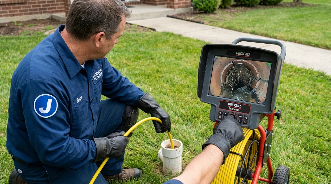 Sewer camera inspection being performed by Johns Plumbing LLC in Miami Gardens